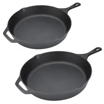 

Kitchen Cooking wok Kitchen Iron Cookware Non-stick Cooking Frying Baking Pan with Handle panela