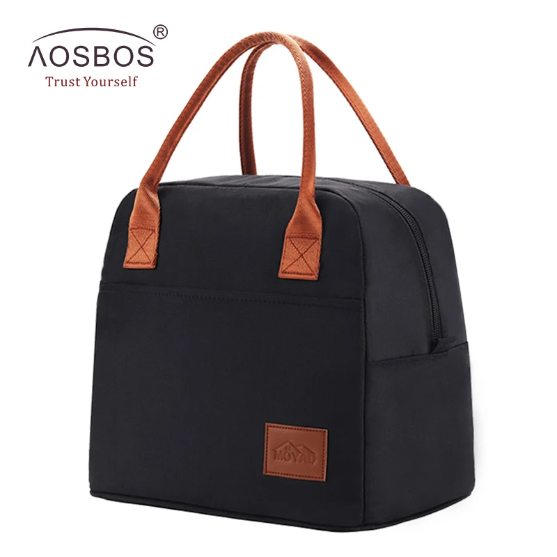 Aosbos Fashion Portable font b Cooler b font Lunch font b Bag b font Thermal Insulated