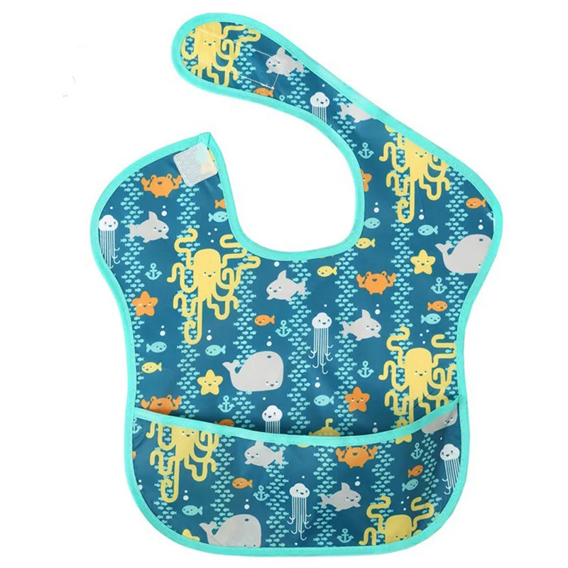 Baby saliva hood bib Baby Newborn Kid Infants Waterproof Stain Resistant Bib With Pocket Saliva Towel #3N08 (10)