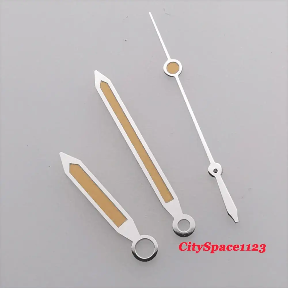 Новые оранжевые Светящиеся стрелки часов подходят для Miyota 8205 8215 ST1612 mingzhu