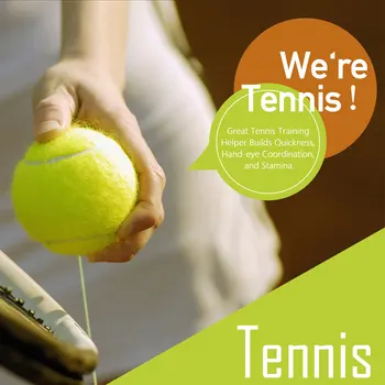 

Base+Ball Single Tennis Trainer Exercise Trainer Rebound Practice Back