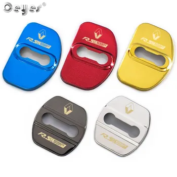 

Ceyes Auto Styling Sticker 4pcs For Renault Sport Laguna Captur Megane 2 3 Fluence Latitud Car Door Lock Cover Case Accessories