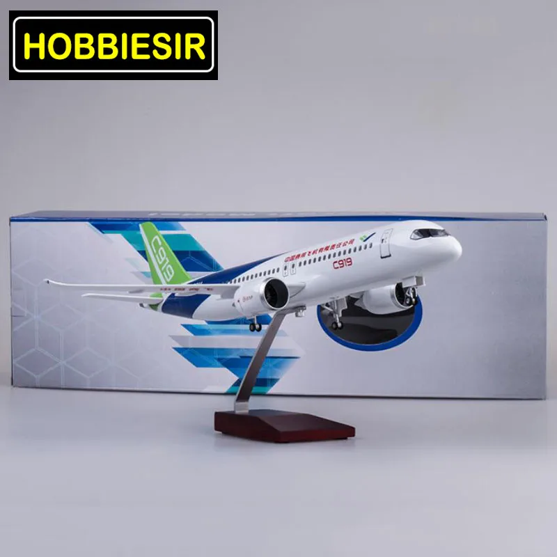 47 см 1/82 масштаб Самолет Китай большой коммерческий самолет C919 авиакомпания Модель W колесный литой под давлением пластик Смола самолет коллекция