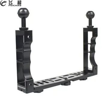 

Aluminum Underwater Scuba Diving Camera Holder Tray Mount Handle Grip Stabilizer Extension Bracket Light Float Arm for Gopro SLR
