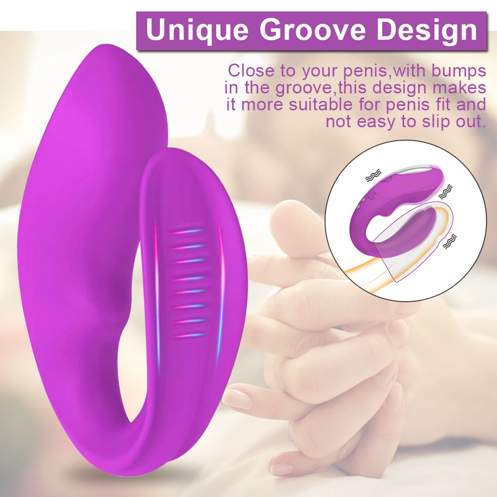 Potente 2 vibratore del motore stimolatore del clitoride femminile sesso delle donne coppia di controllo punto G indossabile dildo giocattoli per adulti 18_voghion.com