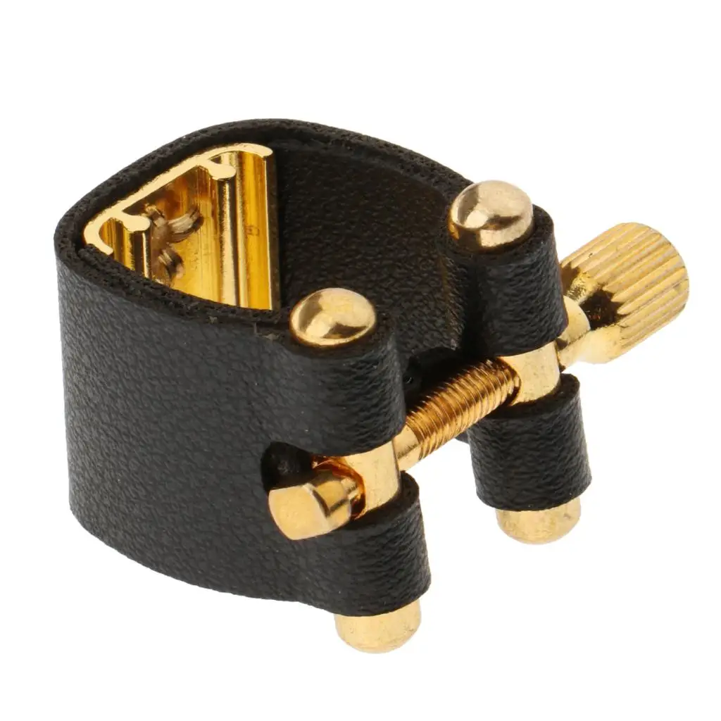 Saxophone Ligature Climp Durable Fastener Alto Tenor Soprano Sax Clarinet Part Replacement Sax Mouthpiece Ligature Clip Clamp