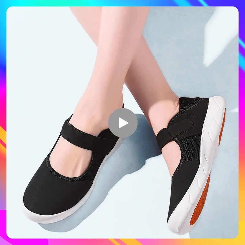 Туфли Мэри Джейн для женщин плоская Повседневная прогулочная обувь дышащие