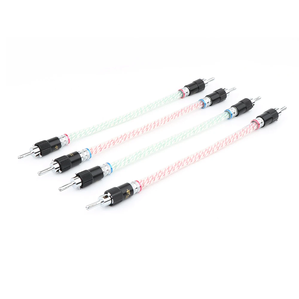 Yter Hi-End audio Nordost Valhalla Speaker Jumper Link 7N Sliver Plated HiFi Audio Cable For Speakers 4* 20cm Length | Электроника