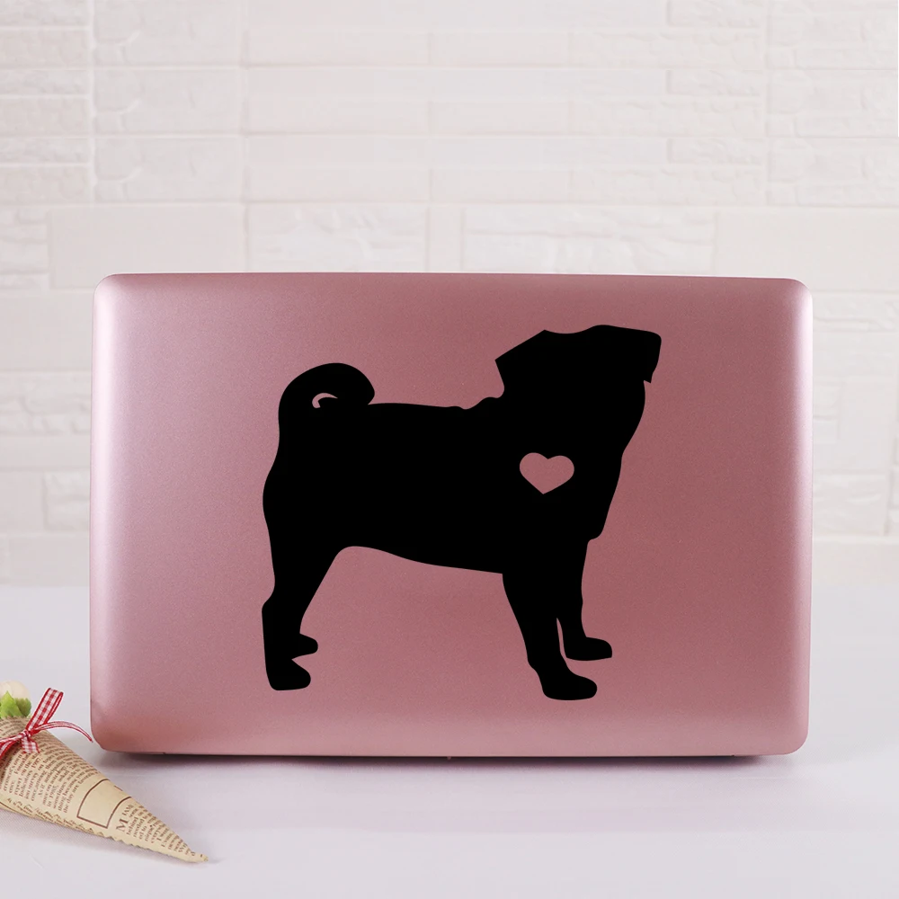 Современная собака, водонепроницаемый черный чехол для ноутбука, наклейка для ноутбука Air Pro retina 11 12 13 15 дюймов, украшение для кожи ноутбука