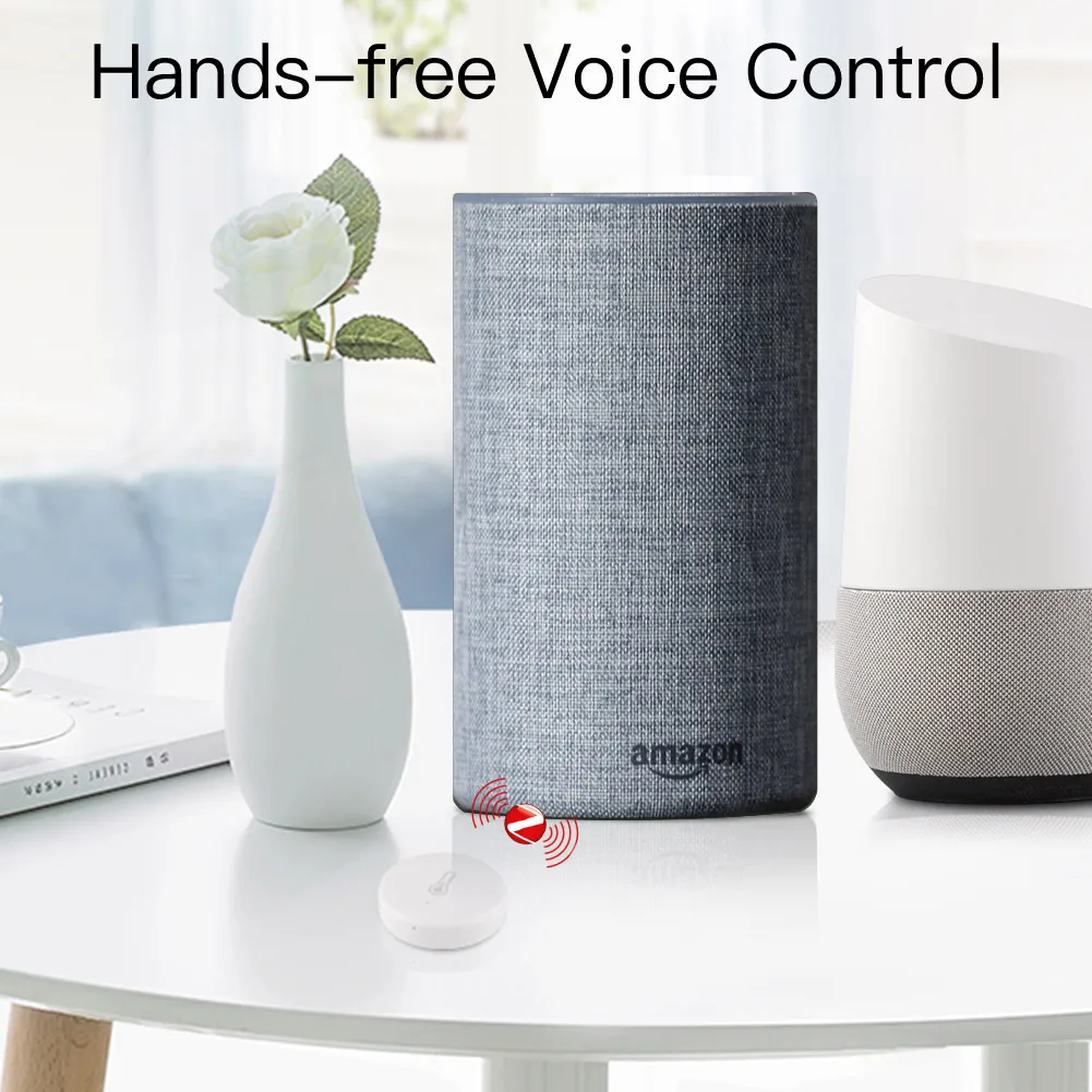 Moes Tuya Smart ZigBee 3.0 Smart Temperature And Humidity Sensor Battery Powered Security With Tuya Smart Life App Alexa