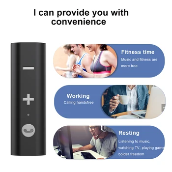 

Bluetooth 5.0 Receiver Wireless Adapter For 3.5mm Jack Earphone Bluetooth Aux Audio Music Transmitter For Headphone