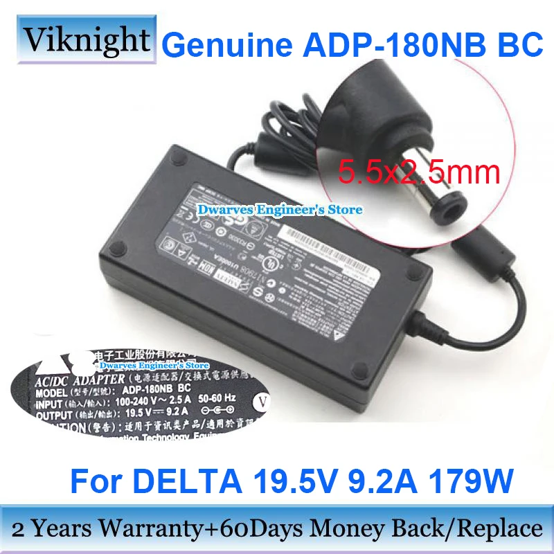 Adaptador de CA para de ordenador portátil, accesorio auténtico de ADP-180NB BC 19,5 V 9.2A 180W, MSI GT70 2OC-059US GX70 3CC-097AU GT60 2PE-1055CN 5,5x2,5mm - AliExpress Ordenadores y oficina
