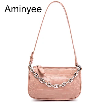 

Aminyee Portable Single Strap Shoulder Mini Bag Ladies 2020 Bag New Fashion Women‘s Handbag Single Shoulder Bag for Women Female