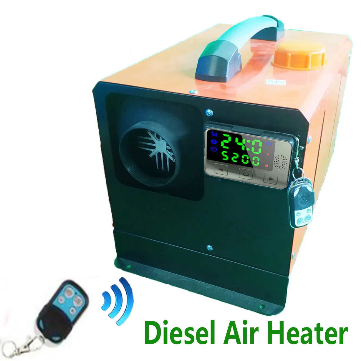 All in One Unit 8KW 12V Car Heating Tool Diesel Air Heater Single Hole LCD Monitor Parking Warmer For Truck Bus Boat RV | Автомобили и
