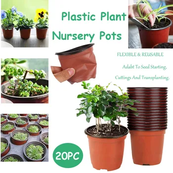 

20PC plant pot planter macetas garden accessories горшок для цветов кашпо для цветов maceteros doniczka flowerpot maceta Z5 NEW