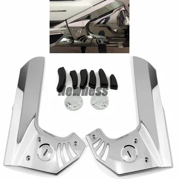 

Motorcycle Pair Chrome Plated Frame Center Cover Trims For Honda GL1800 2001-2011 2002 2003 2004 2005 2006 2007 2008 2009 2010
