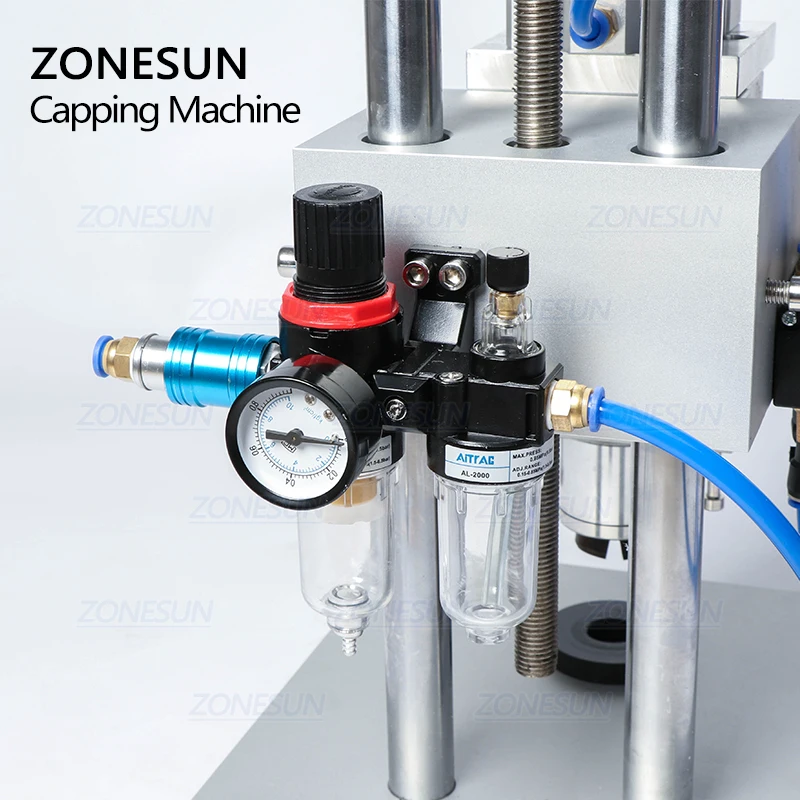 Пневматическая укупорочная машина ZONESUN антибиотик для дезинфективного спирта