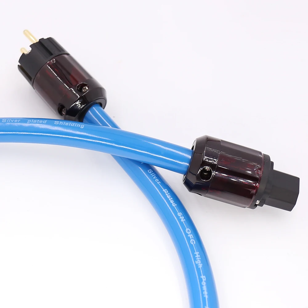 Audiocrast P111 посеребренный кабель питания переменного тока со стандартной вилкой