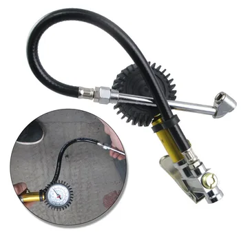 

Tire Pressure Gauge Vehicle Air Controller Refilling Table Flexible Hose Switch
