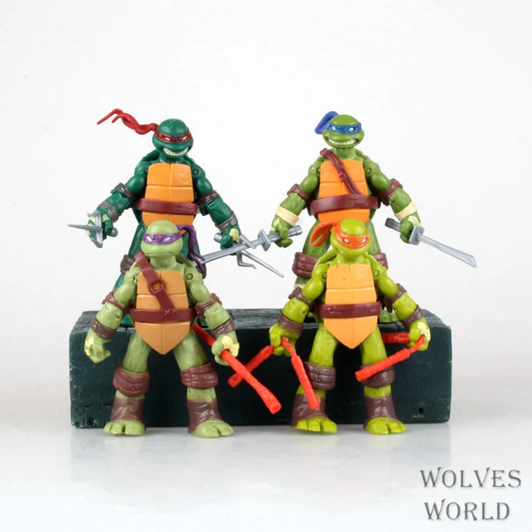 Diffuse Will аниме Tmnt2012 версия 4-Мобильный Черепашки-ниндзя фигурка модель гаража комплект