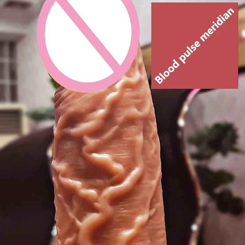 2019 New Sex Toys Huge Dildo Vibrator For Women Female Masturbator Heating Vibrating Penis Big Dick For Women Adult Sex Products