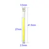 41.5x3.5mm COB LED Light Strip 3V LED Lamp Chip 2.5mm Super Thin Bar Lights 10000K Cold White 7 led beads Lighting Bulb for DIY ► Photo 1/6