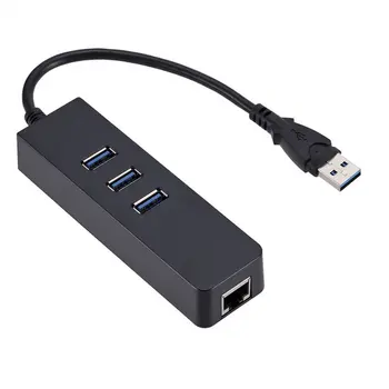 

USB Type C hub 3.0 USB Splitter 3 Ports High Speed Data Transfer Adapter Computer Accessories To Ethernet LAN RJ45 Cable Fo