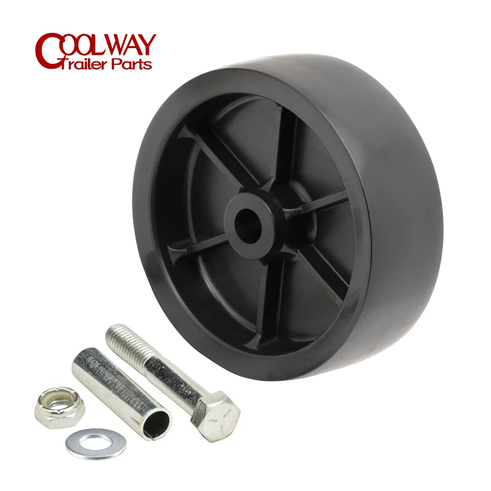 6 Inch Replacement Wheel Kit for Trailer Jack 1200lbs Jockey Wheel Spare Parts Accessories