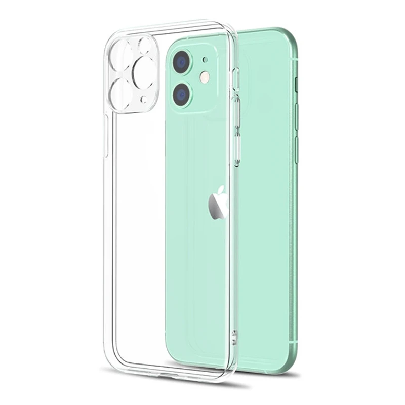 Lens Protection Clear Phone Case For iPhone 11 7 Case Silicone Soft Back Cover For iPhone 12 Pro XS Max X XR 8 7 6s Plus 11 Case iphone 11 cover