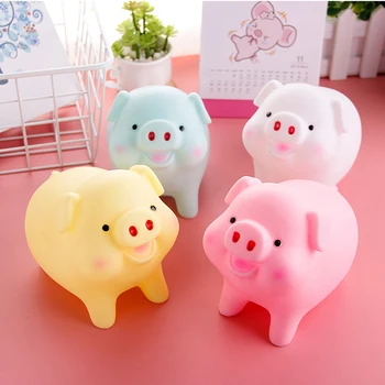 

Piggy LED Night Light for Kids Silicone Luminous Toddler Night Light Switch Control Desktop Decoration for Baby Bedroom