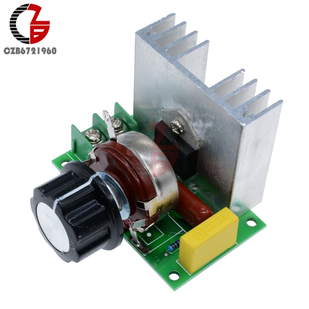 

4000W DC Motor Speed Controller Regulator Speed Control Switch Smooth Soft Start Brushless Motor Speed Control Power Regulator