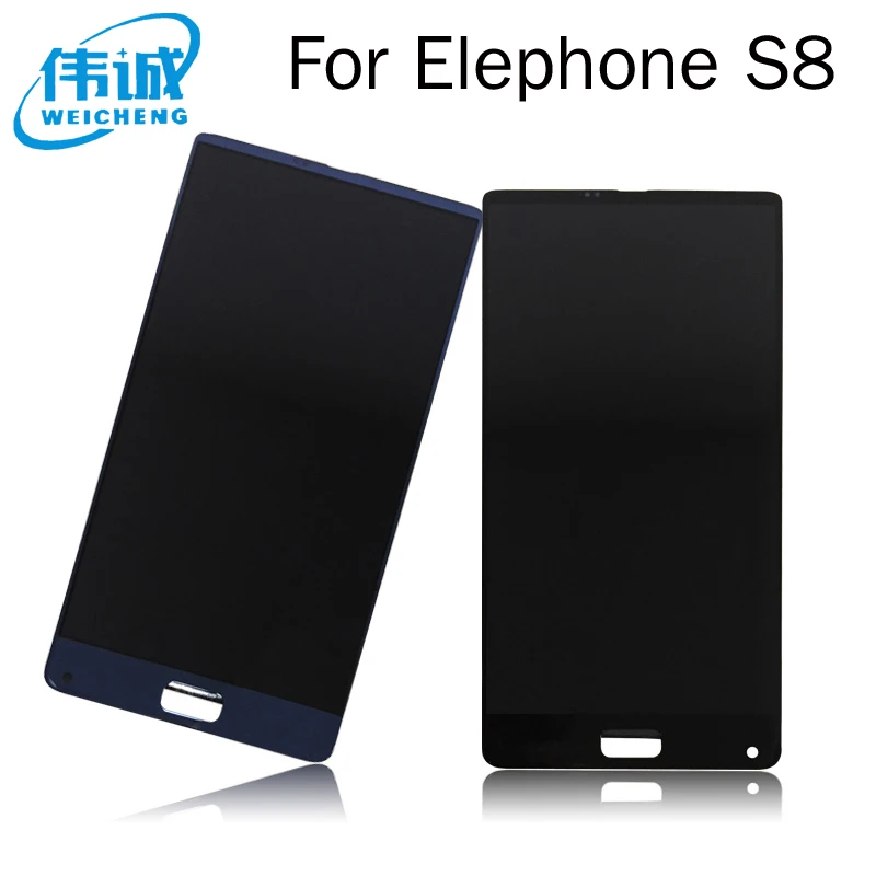 Per Elephone S8 Display Lcd Touch Screen 100% Testato Digitizer Assembly Accessori Di Ricambio Strumenti Per Elephone S8 Sensore Lcd
