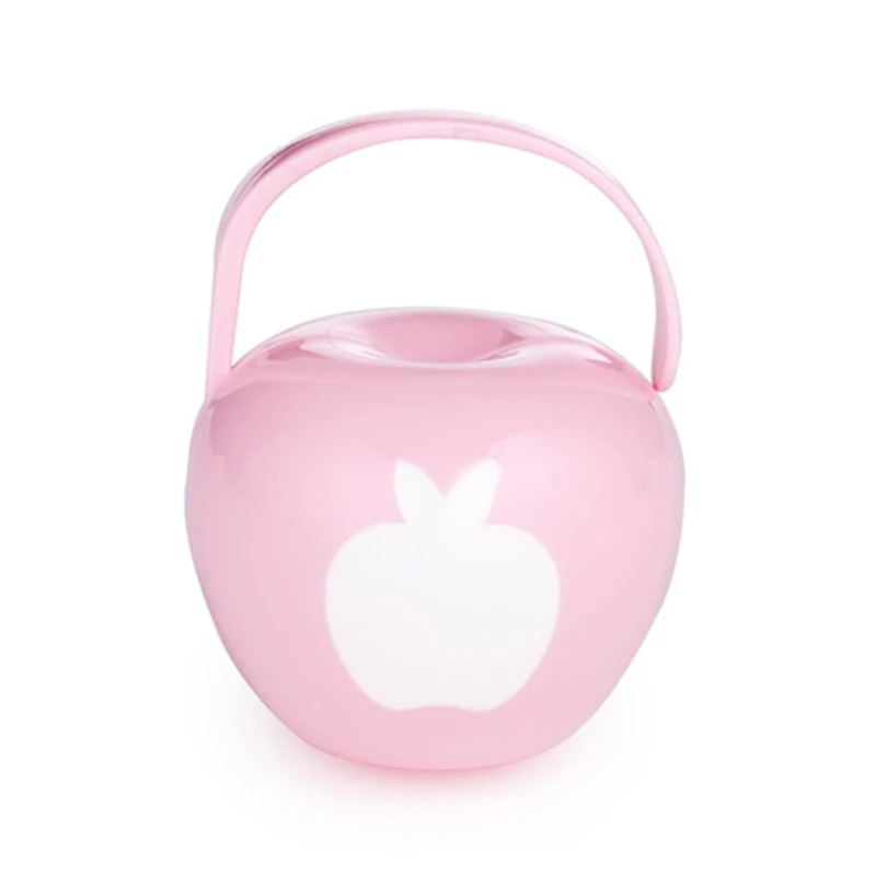 Portable Baby Infant Pacifier Nipple Travel Case Little Apple Shape Storage Box