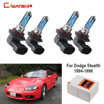 

Cawanerl 4 X 100W 9005 9006 Car Light Headlight High Low Beam Halogen Bulb 4300K 12V For Dodge Stealth Hatchback 3.0L 1994-1996