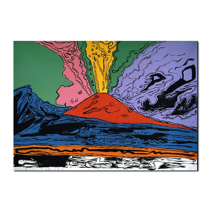 XINQI картина маслом для домашнего декора ANDY WARHOL Vesuvius плакат и принты настенные картины для гостиной картины на холсте без рамки