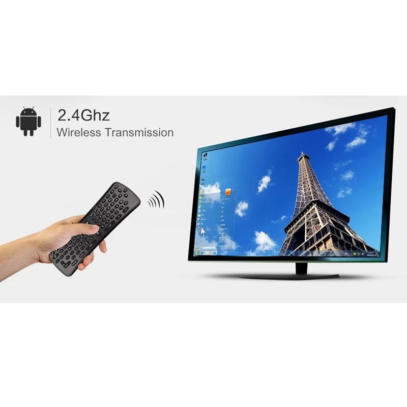 T6 Air mouse 6-Axis 2,4 Ghz Беспроводная гироскоп мини-клавиатура для ПК/Android Smart Tv Box/Windows пульт дистанционного управления без батареи B