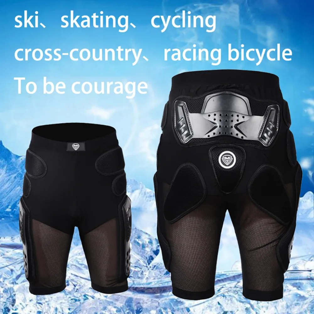 Motorbike Protective Pants Body Shorts Gear for Motorcycle Motocross Racing Ski #4O10 (12)