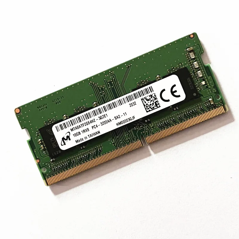 Micron DDR4 RAMS 16gb 3200MHz SODIMM Laptop Memory 16GB 1RX8 PC4