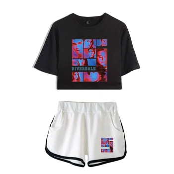 

Riverdale Season 4 2 Piece Set Women Shorts Suit ladies tshirt suit Summer Fashion Shirt And Shorts Kpop Trend Casual Clothes