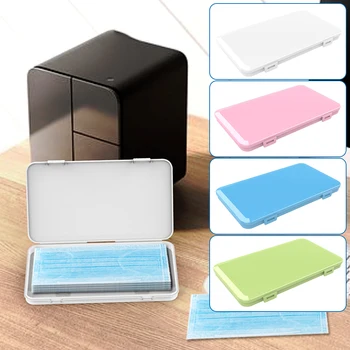 

Earring Storage Box Jewelry PP Box Storage Box Decoration Box Mask Box Dustproof Portable Plastic Rectangular Storage Box