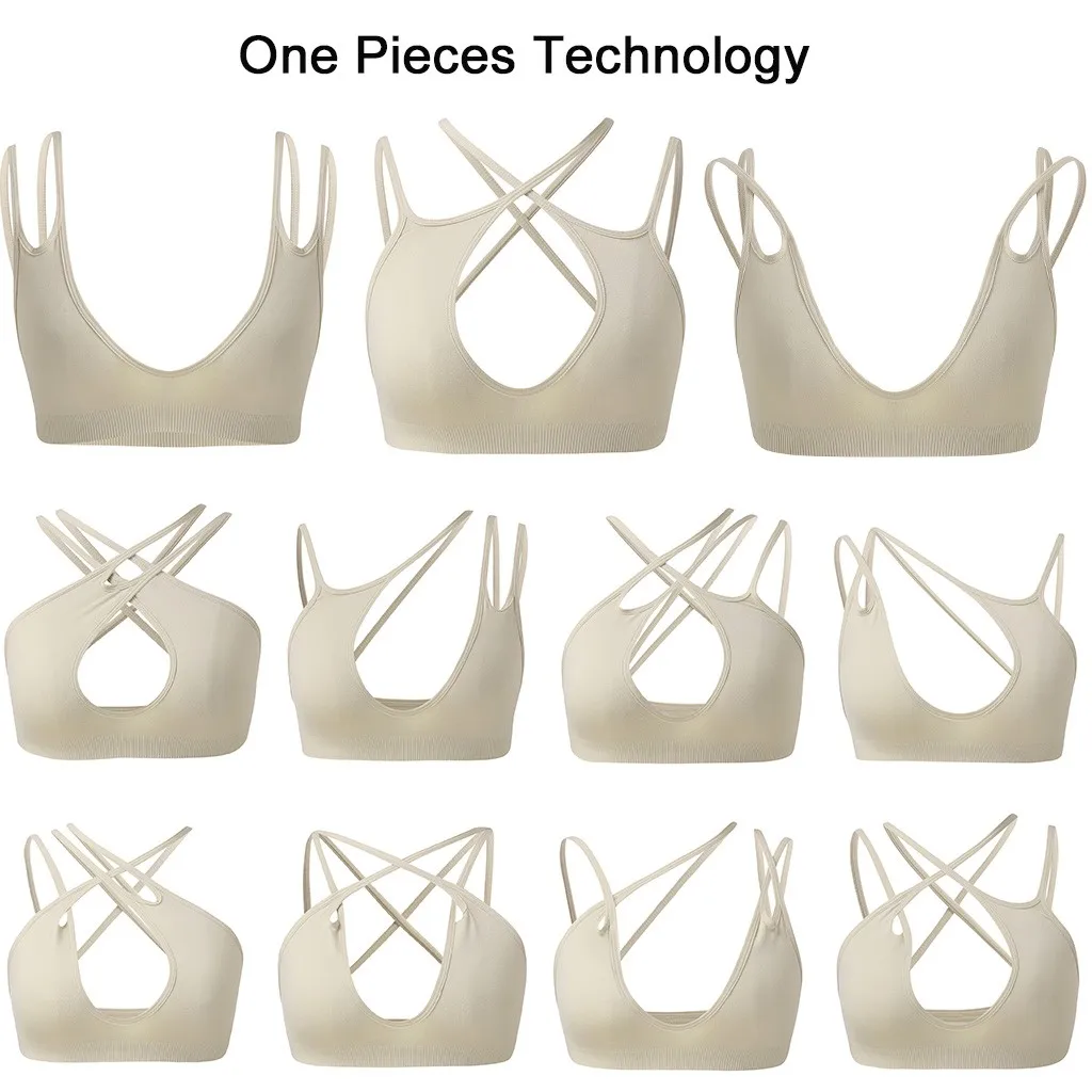 Jaycosin Fashion Bras lightweight Versatility 2PC Underwear Mash Up Bra Intimate Elastic Innovation For Boobs Versatility 129#4