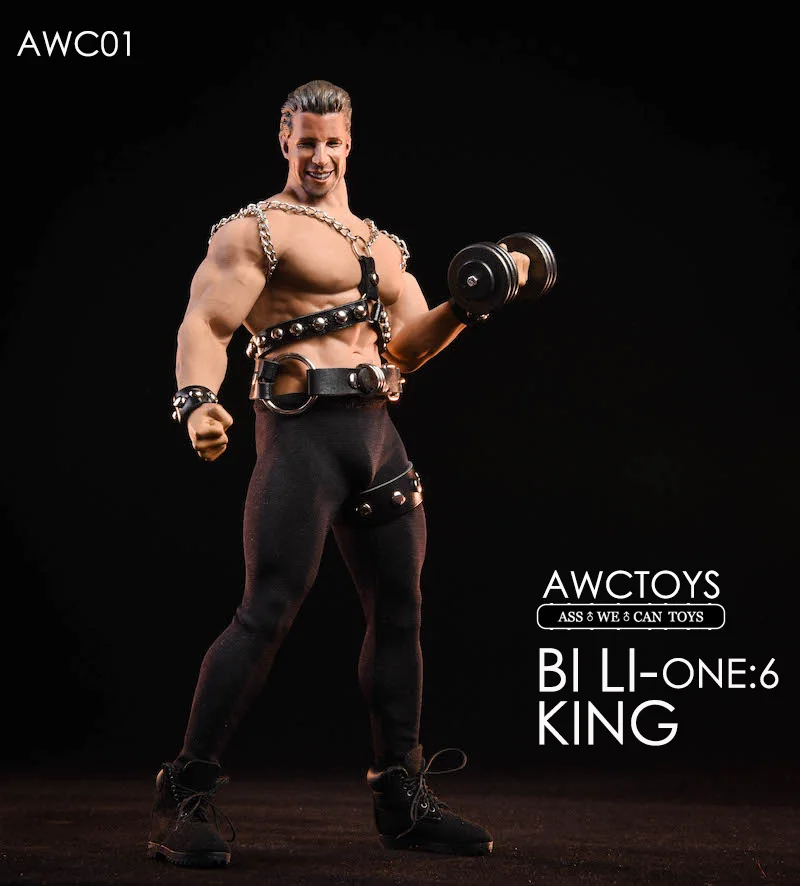 Для коллекции AWCTOYS AWC01 1/6 весы Bi Li King Head Набор для лепки и одежды аксессуары для 1" M35 Muscler Мужской Корпус