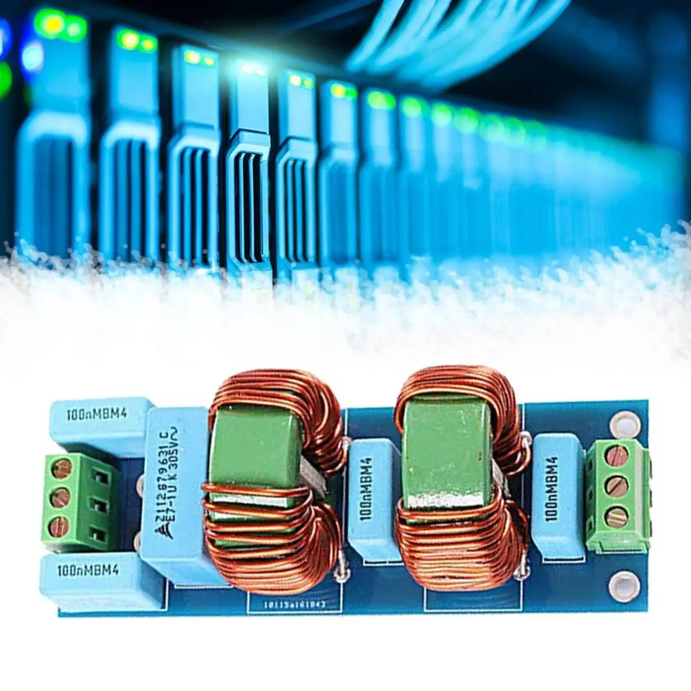 3900 Вт Emi 18A высокочастотный Фильтр мощности усилитель низкой частоты Комплект фильтров питания для усилителя динамика Комплект фильтров мощности