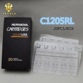

Box Of 20PCS 5RL Round Liner Safety Tattoo Cartridge Needle For Permanent Tattoo Machine Pen Accessories Supply
