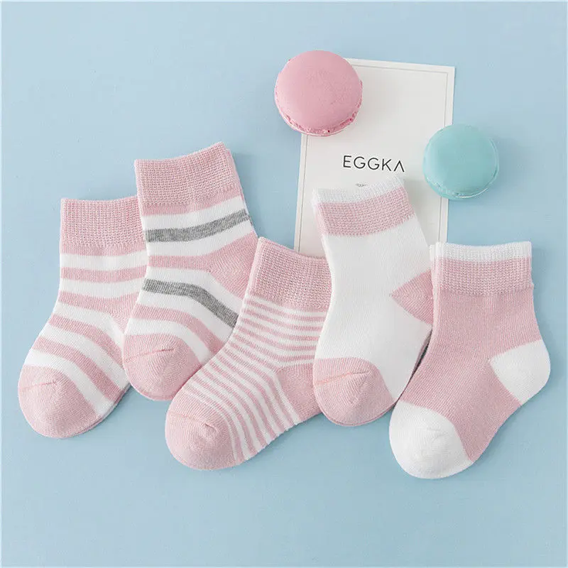 Бренд Pudcoco, 5 пар/лот, носки для малышей, дешевые носки для новорожденных, нескользящие носки, детские зимние нескользящие носки для мальчиков, комплект