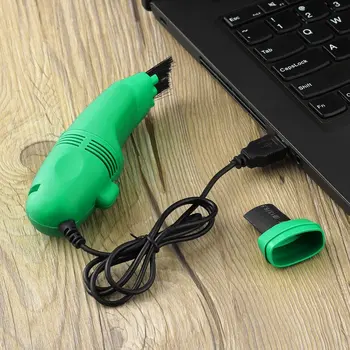 

1 Pcs High Quality Green Keyboard Cleaner USB Mini Vacuum Dust Machine For Computer Keyboard