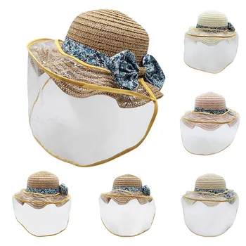 

Anti-spitting Protective Hat Dustproof Cover Kids Boys Girls Fisherman Straw Cap Fisherman's Hat fashion Kids sun hat