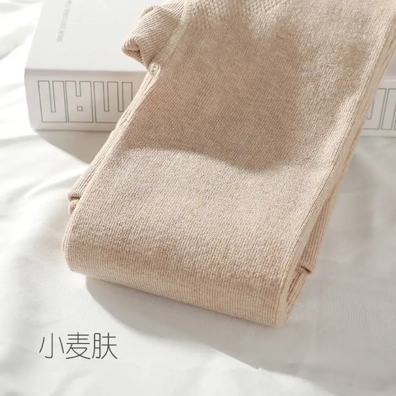 wheat color Harajuku стильные леггинсы женские осенние длинные штаны супер эластичные тонкие леггинсы с высокой талией женские хлопковые обтягивающие леггинсы Femme C5977 - Цвет: wheat color
