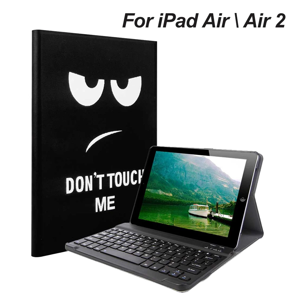 Чехол с откидной подставкой из искусственной кожи с принтом для iPad 9,7 Air Air2 чехол с клавиатурой для iPad Pro 9,7 дюйма чехол для планшета - Цвет: eye Air 1 2