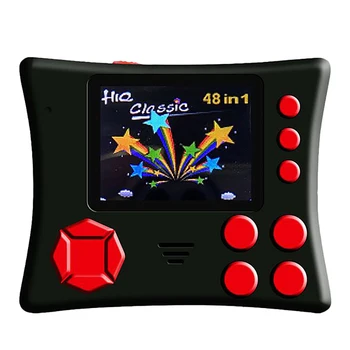 

Pocket Game Console Classic Retro Trend Gift Portable Compact 48 in 1 Mini Game Console